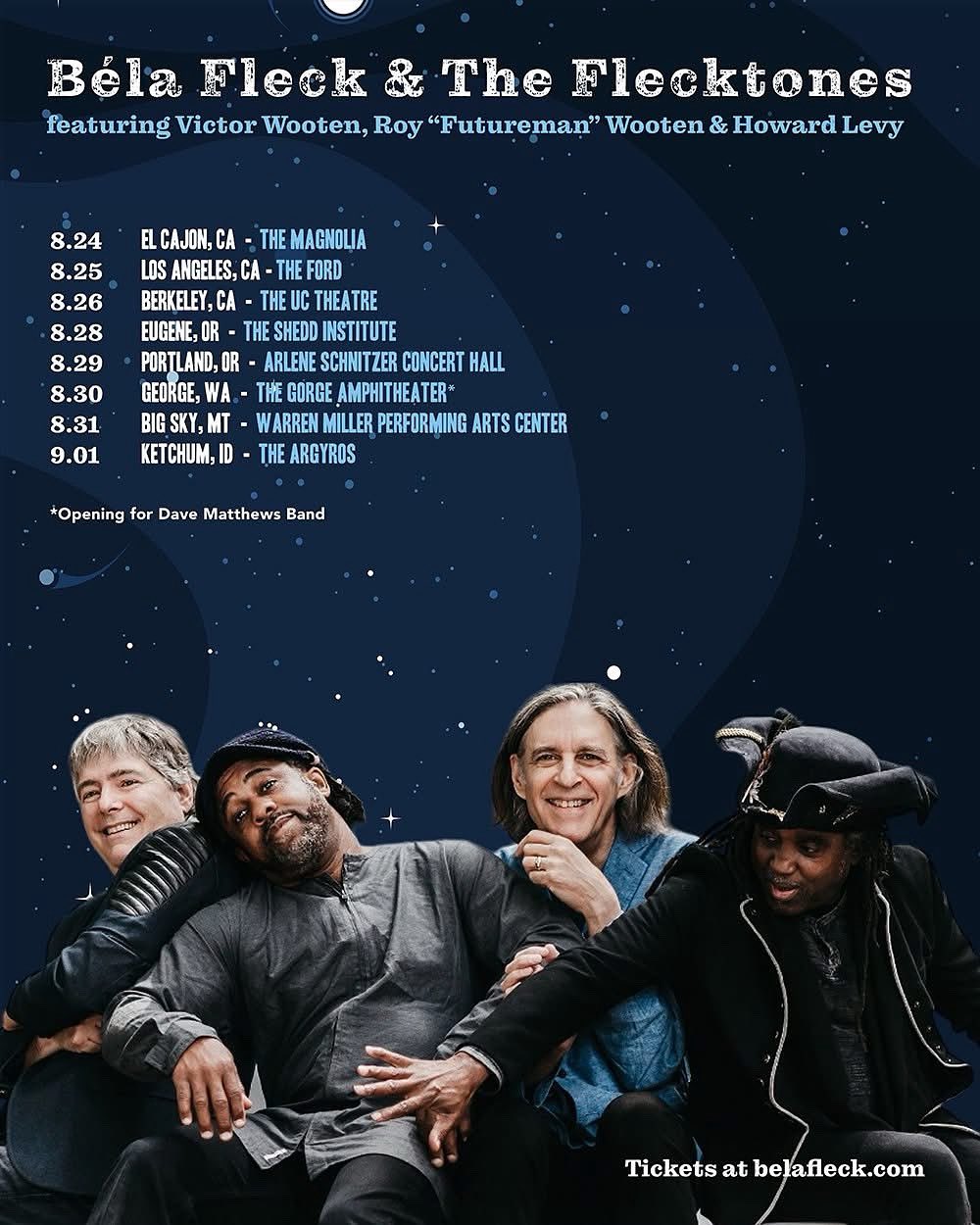 Béla Fleck & The Flecktones Jingle All The Way Tour Poster